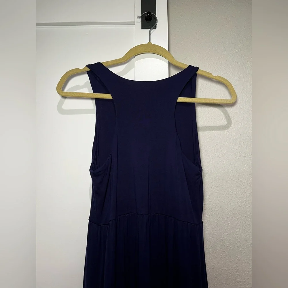 Navy blue maxi dress - Picture 4 of 7